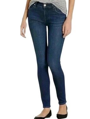J Brand 620 Mid Rise Skinny Jeans Women 28 Blue Cotton Denim